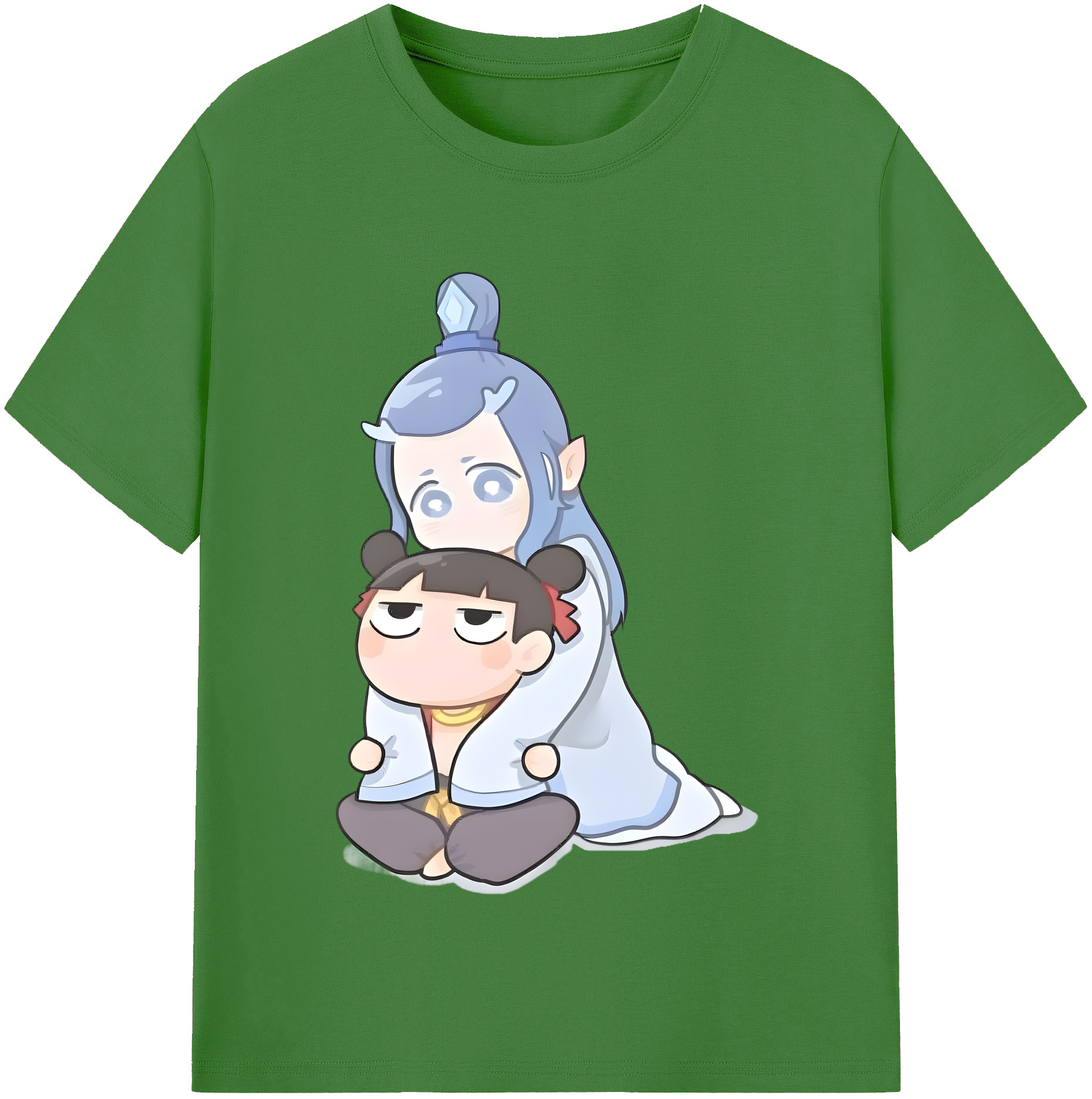 （画像用） Ne Zha 2 ナタ 魔童の大暴れ レディースカジュアルプリントTシャツ（綿100％）